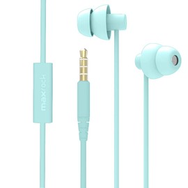 Auriculares insonorizados para dormir, auriculares suaves con aislamiento de ruido para dormir, noche, insomnio, dormir de lado, ronquidos, viajes, meditación y relajación (verde claro)