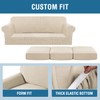H.VERSAILTEX 4 Piece Stretch Couch Covers for 3 Cushion Couch