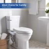 Hibbent Dual Nozzle Bidet Toilet Seat Attachment Cold/Warm Fresh Water