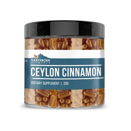 Earthborn Elements Earthborn Elements Ceylon Cinnamon, Milk Thistle, & Dong Quai Capsule Bundle (200 Capsules Each), Pure & Undiluted, No Additives