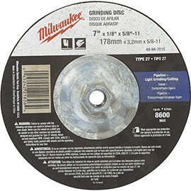 Milwaukee Accessory 49-94-7015 Milwaukee Gr Ind Ing Disc 7 X 1/8 X 5/811