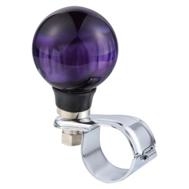 Abfer Ball Steering Wheel Suicide Spinner Knob Car Turning Asisting Wheel Handle Brody Knobs Fit Most Vehicles Trucks, Purple-1