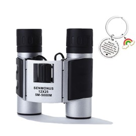 12x25 Small Compact Binoculars for Adults and Kids - Lightweight Mini Pocket Folding Binoculars Gift for Men Women Boys Bird Watching Travel Concerts Sports Camping and Hiking