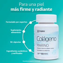 Colgeno Marino Kit 2 60 Cps 40 Das Piel Y Cabello Sin Sabor