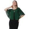 Chiffon Capelet Soft Capes Shawls and Wraps for Evening Dress