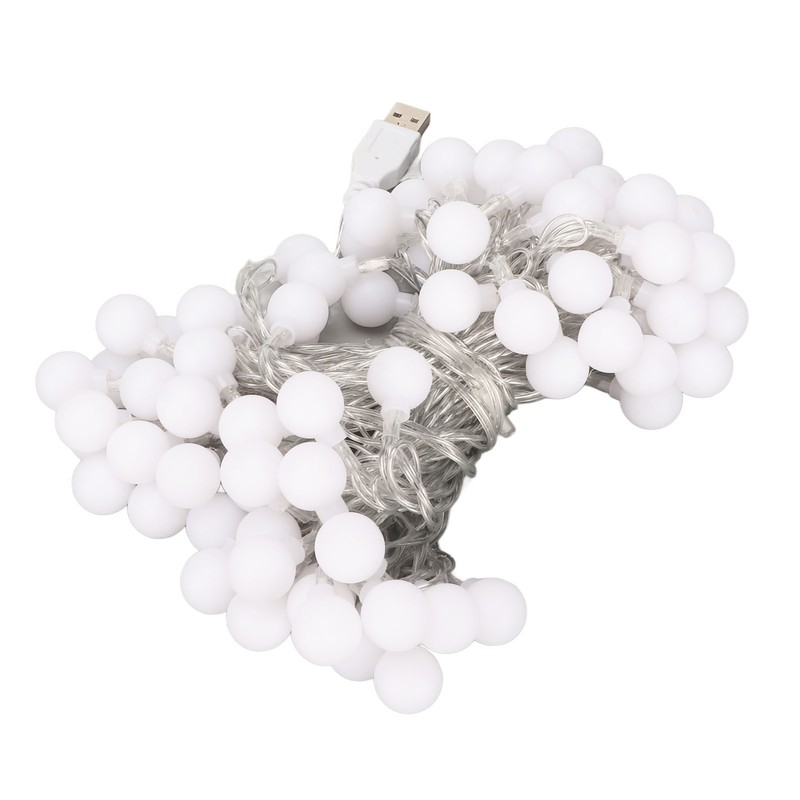 Ball String Lights Waterproof USB Port Power Supply LED Decorative