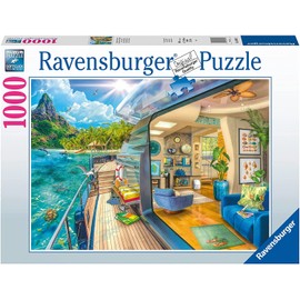 Ravensburger Tropical Island Charter 1000 Piece Jigsaw Puzzle for Adults - 16948 - Every Piece is Unique, Softclick Technology Means Pieces Fit Together Perfectly
