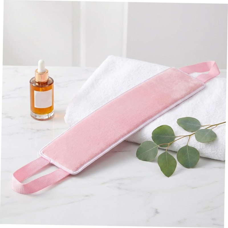 OUNONA Banda Bronceadora Espalda de Microfibra Rosa Aplicador Suave y