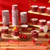 Ziliny 200 Pcs Chili Cook Off Cups Disposable Paper Tasting