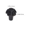BESPORTBLE 18pcs Non- Crutch Foot Covers for Trekking Poles Black