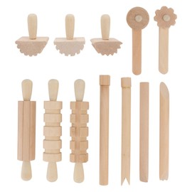 12Pcs Wooden Clay Tool Set Clay Molding Tools for and Art and Crafts Activities