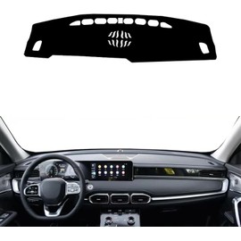 Compatible con Chery Jetour X70 Plus 2021-2024, cubierta de salpicadero, tapete de tablero negro, tapete antideslizante, accesorios para el interior del coche
