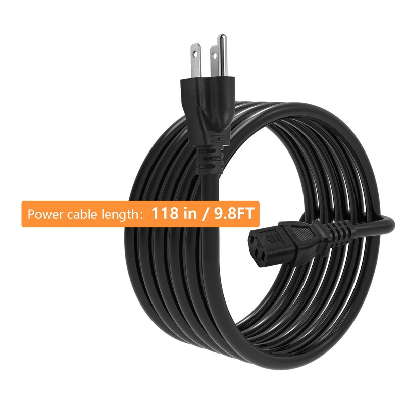 Replacement for Peloton Tread and Superfit Treadmill Power Cord, Extra