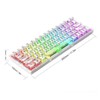 Mechanical Keyboard Bluetooth 2.4G Wireless Wired Hot Swappable White Switch