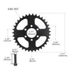 RUTU 530 35T Rear Chain Sprocket for ATV, 530 Chain