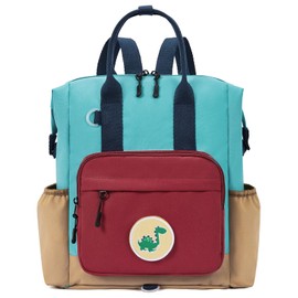 CLUCI Toddler Backpack Kids Backpacks For Boys Preschool Kindergarten Elementary Daycare Backpack For School & Travel Bookbag with 4 Detachable Cute Patches