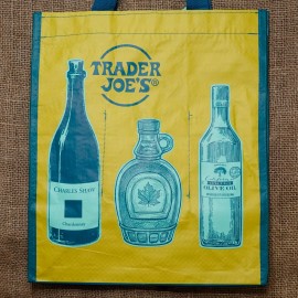 Trader Joe's Bag -  6 BOTTLE BEVERAGE TOTE- Reuse NEW Unopened SHIPS 24 hrs