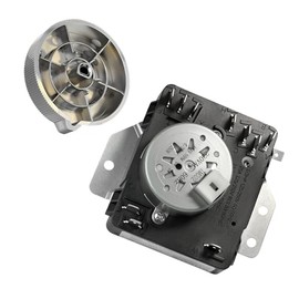 W11566735 W11685947 Dryer Timer & Knob Kit, Replaces 4981088 AP7215858 PS17216594 EAP17216594 FIX17216594 Robert Shaw 162-428-1 PD00083293, Compatible with Maytag MED4500MW0 YMED4500MW0