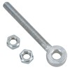 Swing Gate Long Eye Bolts Hinge + Nuts Adjustable Zinc