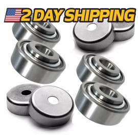 HD Switch (4Pk) Front Wheel Bearings & Dust Shield for John Deere Z910 Z920 Z925 Z930 Z945