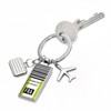 TROIKA Keyrings 8cm, gray, Keyring