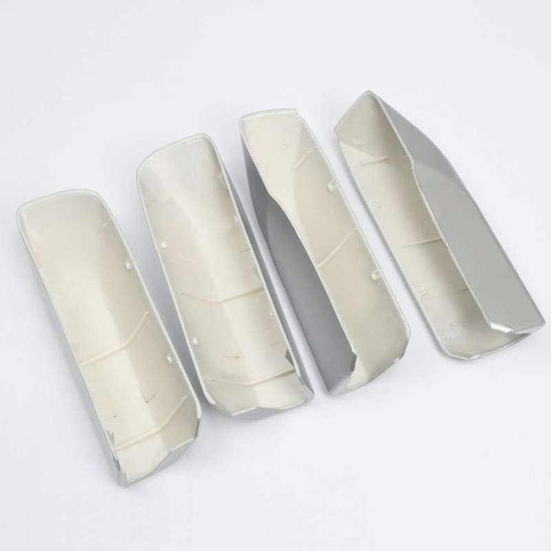 HIGH FLYING Silver Roof Rails Rack Leg Cover End Cap