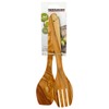 Fackelmann 30855 Salad Cutlery Olive Wood Dishwasher Safe 30 cm