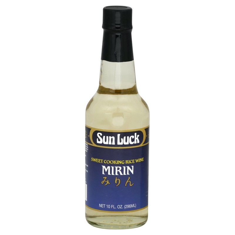 Sun Luck Mirin Sweet Cooking Wine, 10-Ounce Glass Bottle (Pack