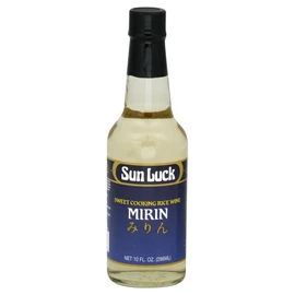 Sun Luck Mirin Sweet Cooking Wine, 10-Ounce Glass Bottle (Pack of 6)