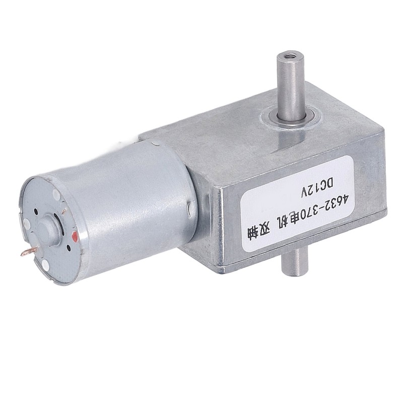 Double Shaft Gear Motor Self Locking CW CCW Aluminum Alloy
