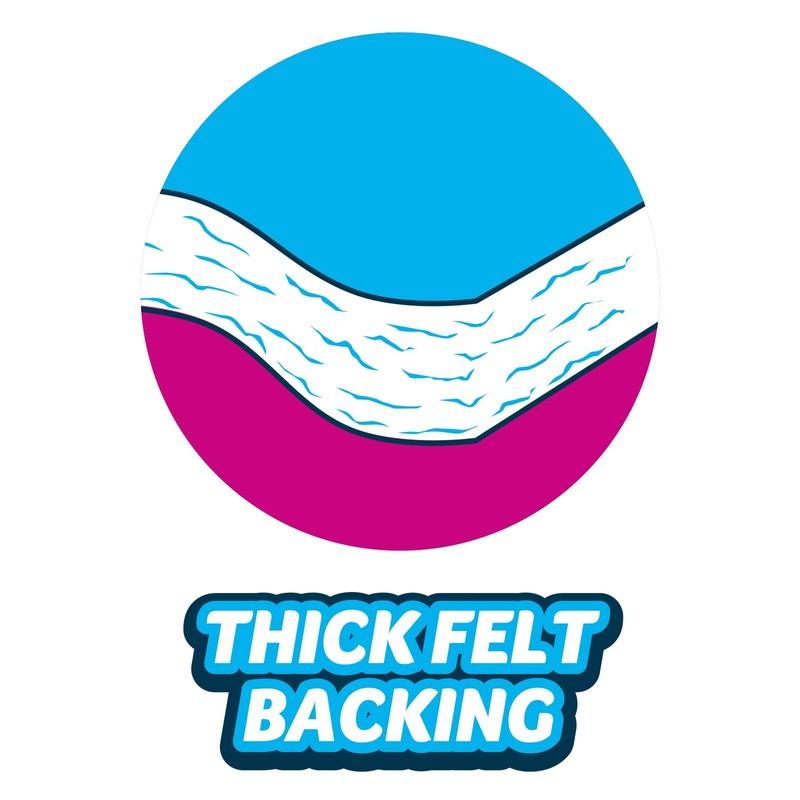 Minky PP7300E119 Smartfit Felt Pad, White, 125 x 45 cm