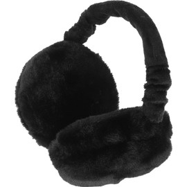 COHEALI Winter Earmuffs, Winter Ear Warmers, Fluffy Earmuffs, Soft & Warm Earmuffs, Outdoor Ear Warmers for Cold Weather (Black), black