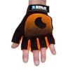 BYTE ADULTS LEFT HAND KNUCKLE GLOVE ORANGE/BLACK (LARGE)