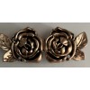 silver lady inc Rose cloak clasp in gold metal clip
