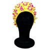CHEX Ladies Rose Elasticated Swimming Hat Decorated Multicolour Floral Detailing