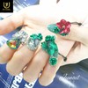 ❣High quality Secret Garden handmade nail tips - Short straight