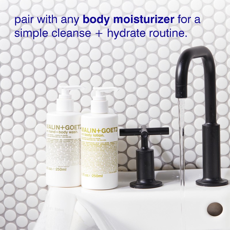 MALIN+GOETZ Hand + Body Wash | Gentle Foaming Cleanser with