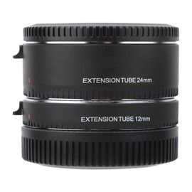 DGEOSR Alloy Black Auto Focusing Macro Extension Tube Adapter Ring for Canon EOSR Mirrorless Camera