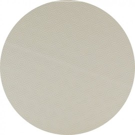 Karina Home ROUND Table Protector and Colours (Cream, 110cm)