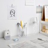 HSYMQ 2 Pack Clear Acrylic Pencil Pen Holder Cup, Makeup