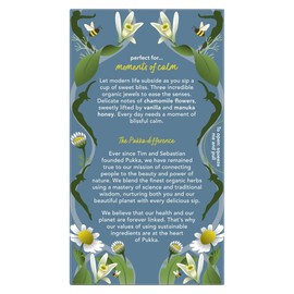 Pukka Chamomile, Vanilla & Manuka Honey Herbal Tea, Caffeine-Free, Fair Trade, Kosher, USDA Certified Organic, Non-GMO, 20 Tea Sachets (Pack of 4)