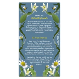 Pukka Chamomile, Vanilla & Manuka Honey Herbal Tea, Caffeine-Free, Fair Trade, Kosher, USDA Certified Organic, Non-GMO, 20 Tea Sachets (Pack of 4)