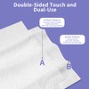 Boledy Soft Facial Towel, Large Thick Cotton Facial Tissue, Lint
