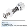 sourcing map CPU Water Cooling Head Screw Iron Fixing Screws