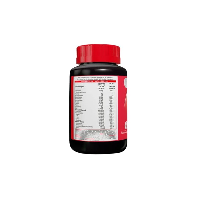 Aceite de Krill Antarta Suplemento Alimenticio - Caja con 60