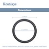Koatukys 010389-45 Plunger Rubber O-Ring for Waste Drain Valve Compatible