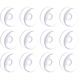 Pstyle PST-040 Suction Cups, Double-Sided, Transparent, Fixed Storage, Convenient Goods, Diameter 1.2 inches (3 cm), Set of 12