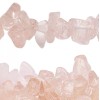Platinum Rose Pink Quartz 2-12mm Medium Chip Beads with 0.5-1.5mm