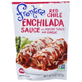 Frontera Red Chile Mild Enchilada Sauce with Roasted Tomato and Garlic, 8 oz.