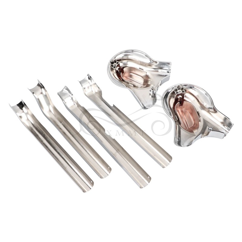 Unbranded Chrome Swingarm Covers Kit For Harley Softail 08-17 Deluxe